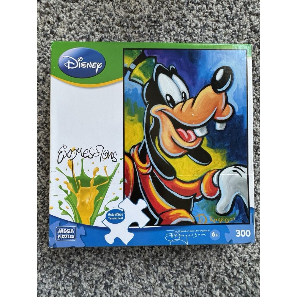 Disney Expressions Mega Puzzle Jigsaw 300 Piece Goofy Rogerson New